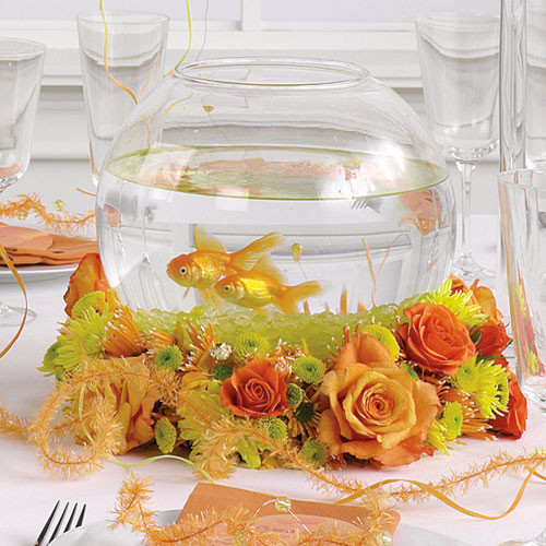 goldfish bowl decorations. Goldfish Bowl Wreath